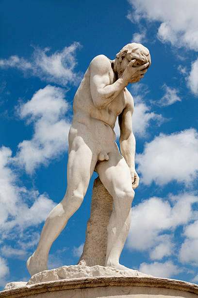 istock Paris - Cain statue by Henri Vidal from Tuileries garden 153478383