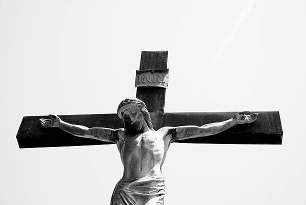 Jesus Crucified stock photo