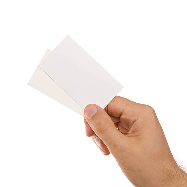 istock Hand and business cards 153478653