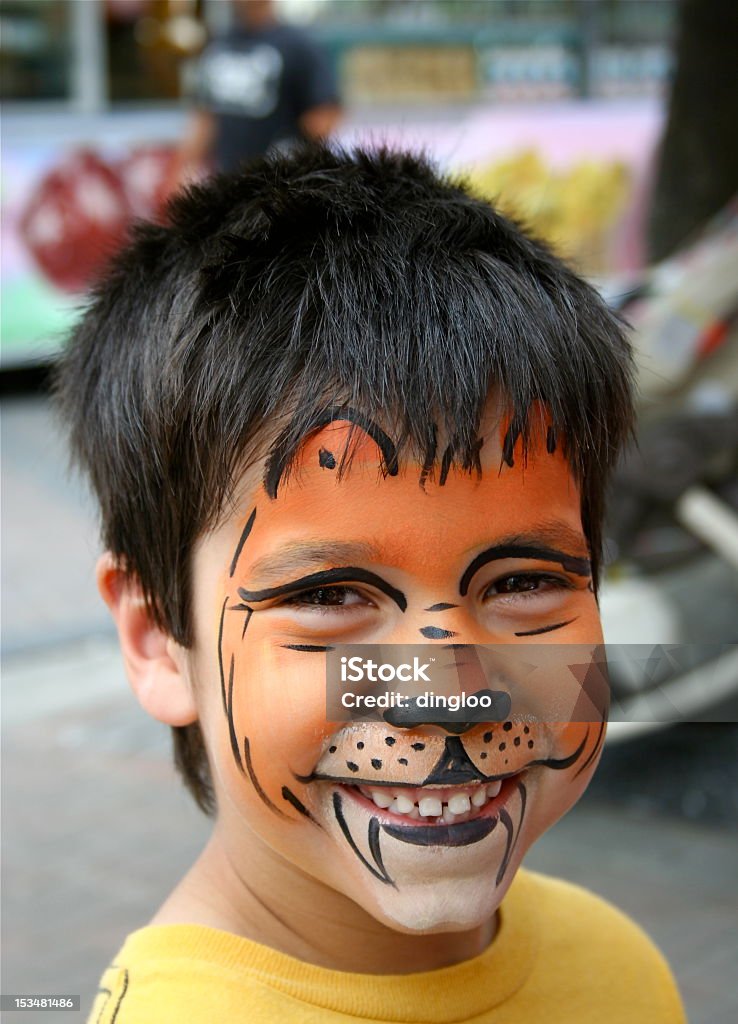 Little tiger - Foto de stock de Niño libre de derechos