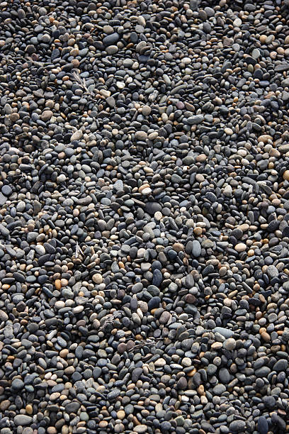 Small pebbles - portrait stock photo