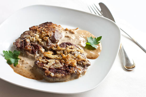 istock roasted meat with mustard sauce 153483232