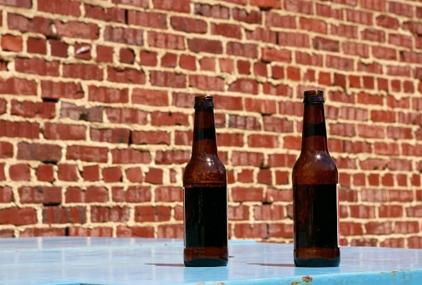 Beer Alfresco stock photo