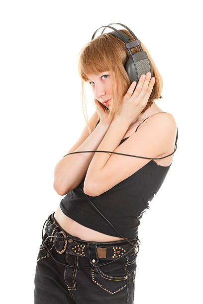 istock Girl in Headphones 153484586