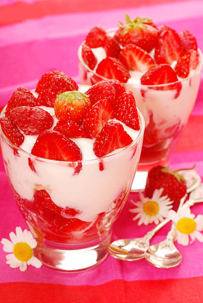 istock strawberry  and coconut dessert 153485091