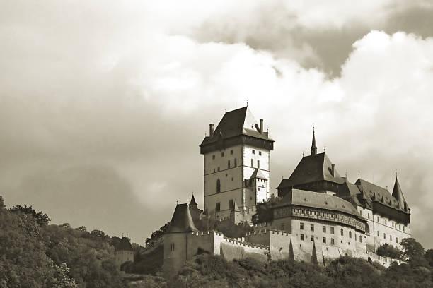 istock Czech royal castle Carlstejn (toned) 153486082