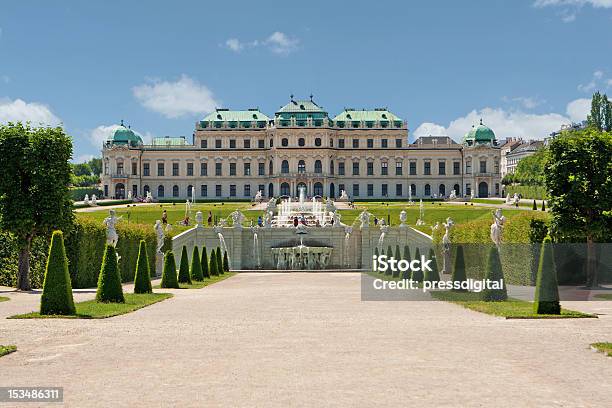 Scenic Photo Of Belvedere Palace Vienna Austria Stock Photo - Download Image Now - Vienna - Austria, Belvedere Palace - Vienna, Austria