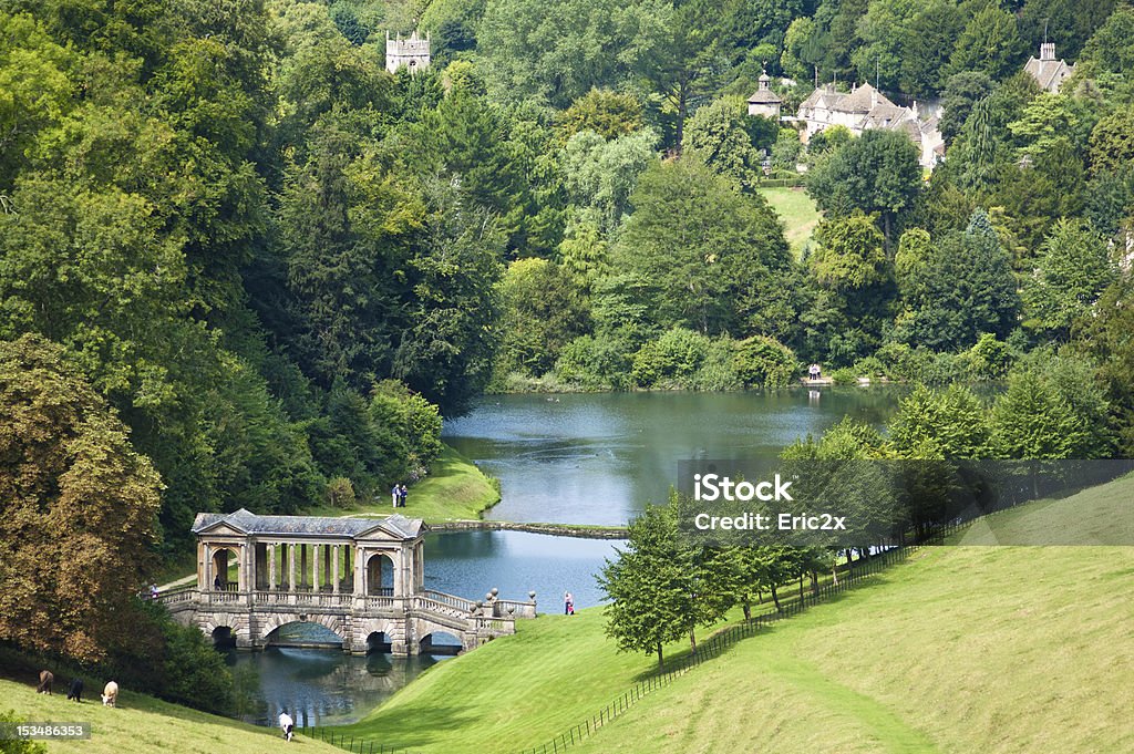 Paisaje al jardín - Foto de stock de Bath - Inglaterra libre de derechos