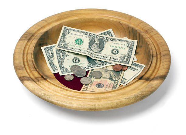 istock Wooden Offering Plate 153486433