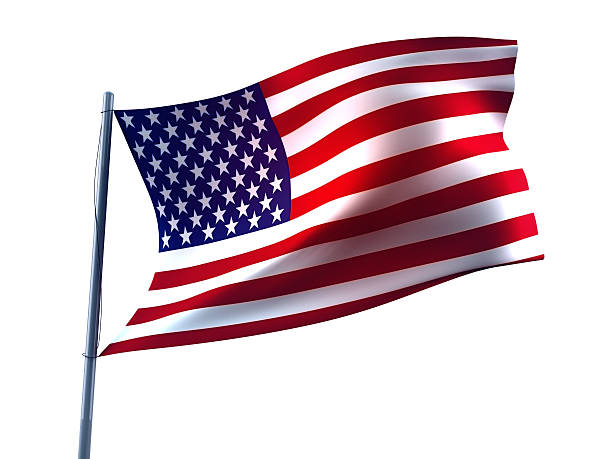 American Flag stock photo