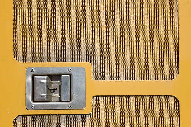 istock Vented Grill Industrial Door and Galvanised Latch 153487100