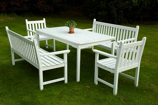 istock English Garden Table and Chairs 153487110
