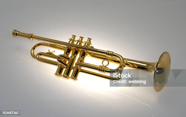 Trumpet Stock Photo - Download Image Now - Art, Brass, Brass Instrument