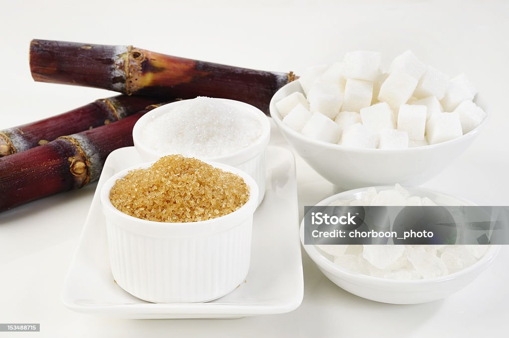 다양한 종류의 설탕 - 로열티 프리 0명 스톡 사진