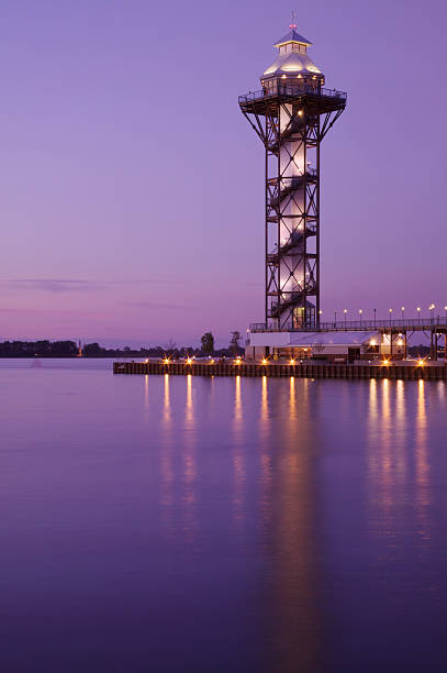 istock Watchtower on a Bay at Sunset 153490220
