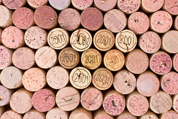 Wine Cork Pattern 2001 stock photo