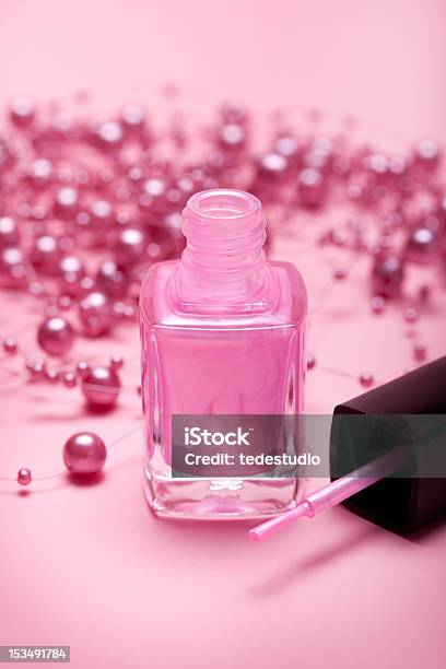 Pink Nail Polish Stock Photo - Download Image Now - Beauty Product, Body Care, Bottle