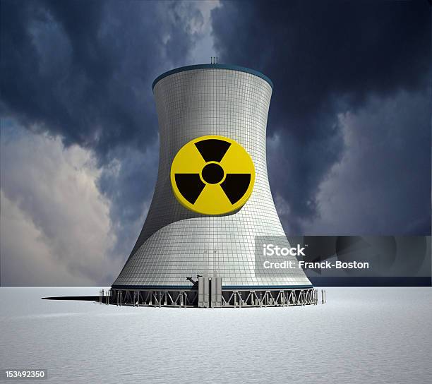 Energía Nuclear Foto de stock y más banco de imágenes de Cañón de chimenea - Cañón de chimenea, Central eléctrica, Central nuclear