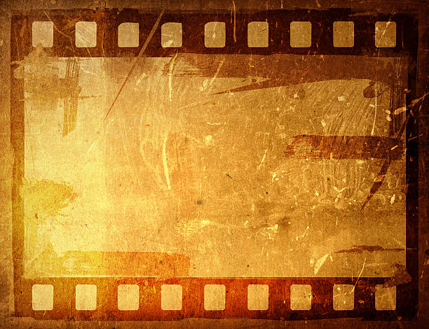 istock Old photographic plate with scratches 153492718