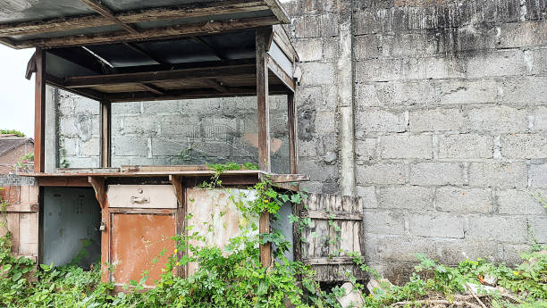 istock Broken wooden cart against adobe wall 1534929392
