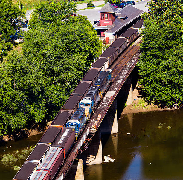 istock Aerial view Harpers Ferry rail station 153493883