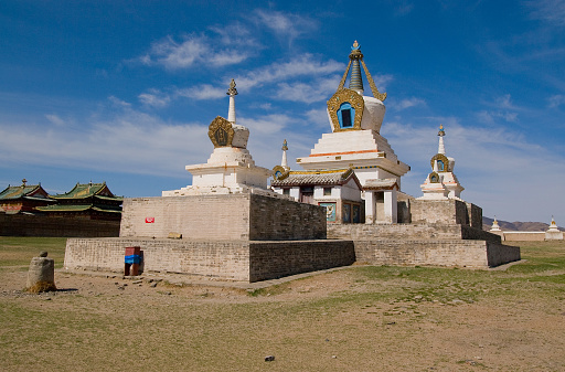 Karakorum. Monastery buildings in central Mongolia.