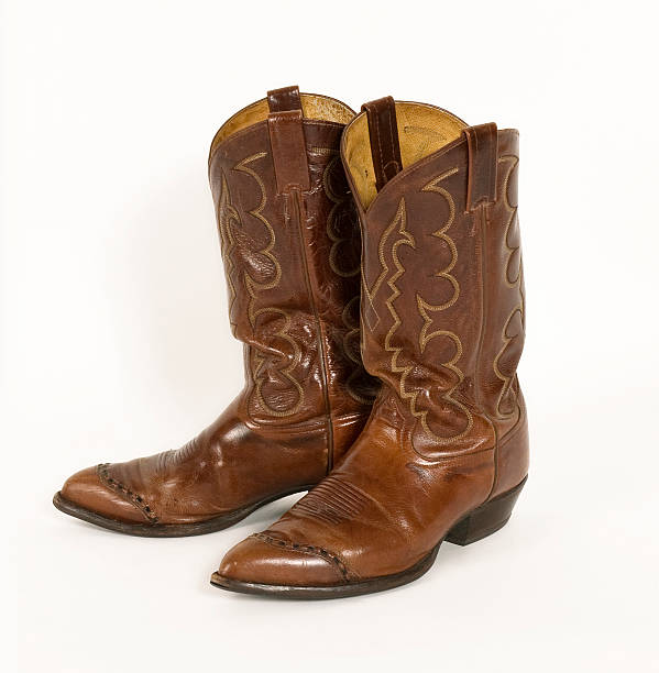 istock Pair of cowboy boot 153495044