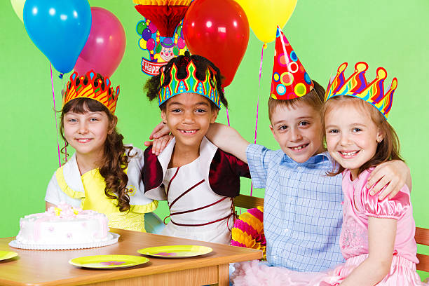 istock Friends at the birthday party 153495122