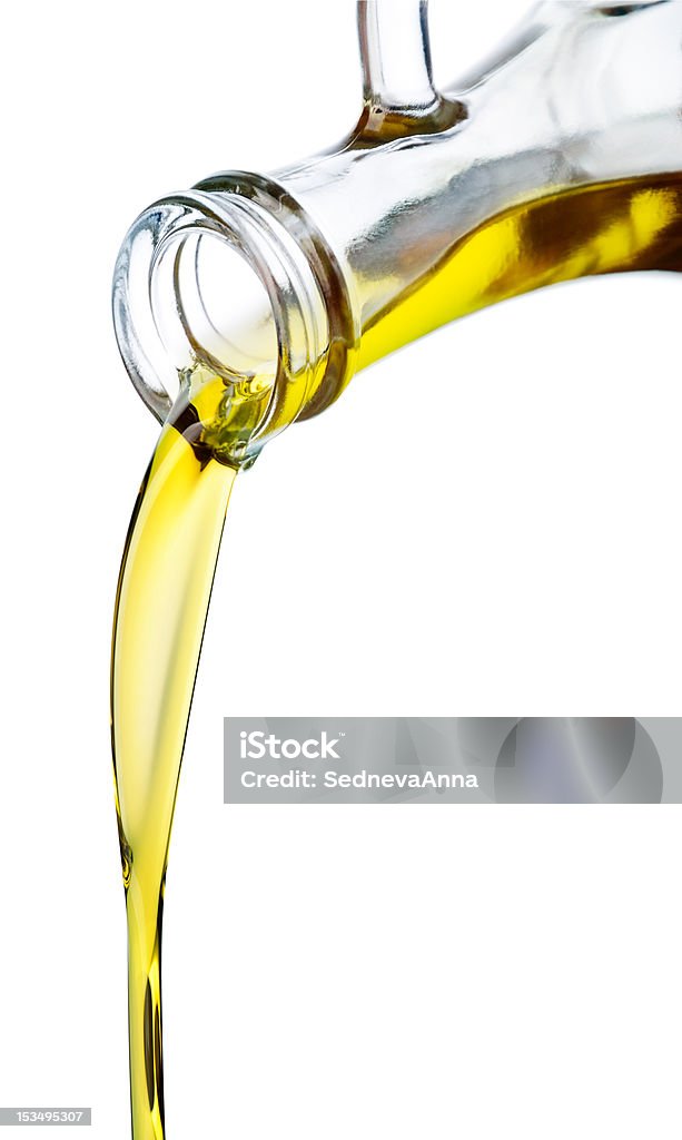 Olio d'oliva - Foto stock royalty-free di Versare