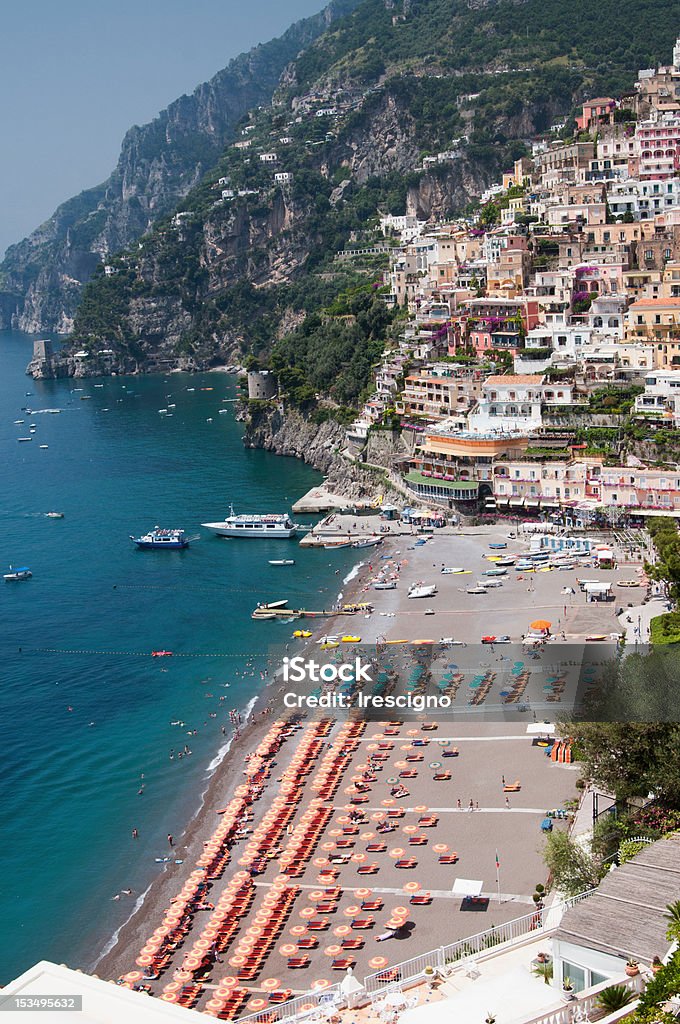 Positano-Amalfi Coast- Italia - Foto stock royalty-free di Ambientazione esterna