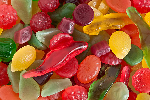 istock Closeup of colorful candy mix 153495685