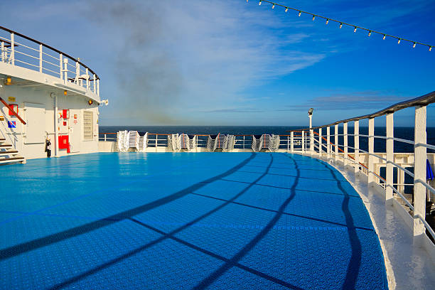 istock Deck of a cruise liner 153495799