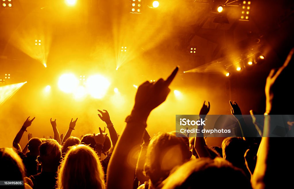 Folla concerto - Foto stock royalty-free di Adolescente