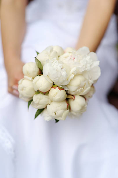 istock Bride holding beautiful wedding bouquet 153496367