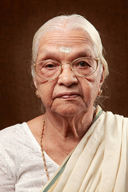 istock Indian senior woman 153497758