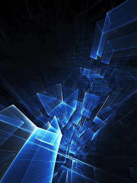 Cтоковое фото Темно синий абстрактный фон