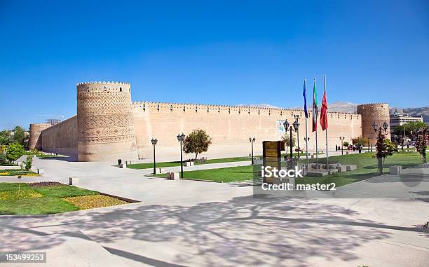Old Citadel Karmin Khan In The Centre Of Shiraz Stock Photo - Download Image Now - Ancient, Castle, Curtain