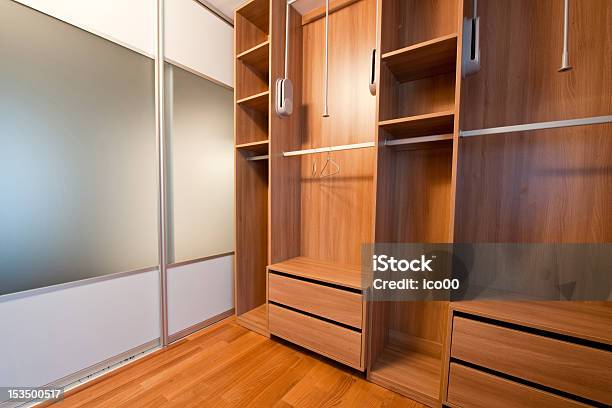 Inside Of Walkin Wardrobe Stock Photo - Download Image Now - Box - Container, Clean, Closet