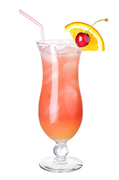 istock Tropical cocktail on a white background 153500866
