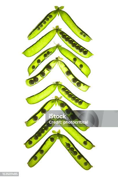 Pea Pods Stock Photo - Download Image Now - Cut Out, Green Color, Green Pea