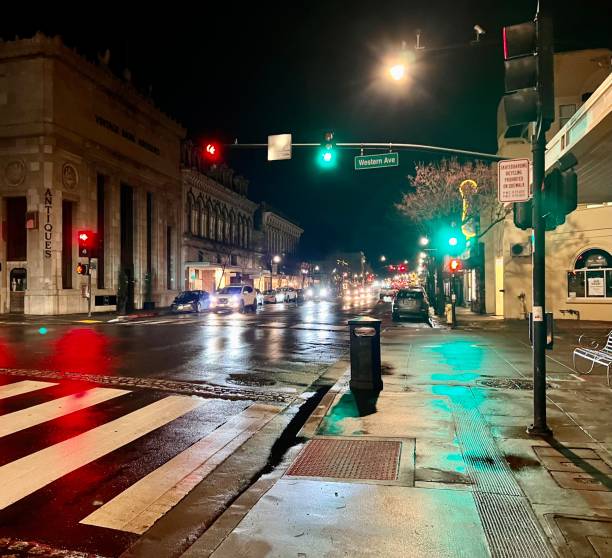 istock Evening in the city crossroads 1535015071