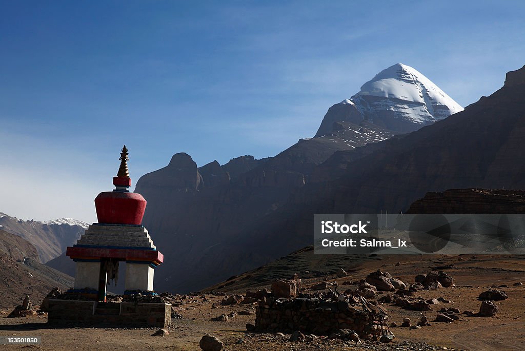 Monte Kailash - Foto stock royalty-free di Arrangiare
