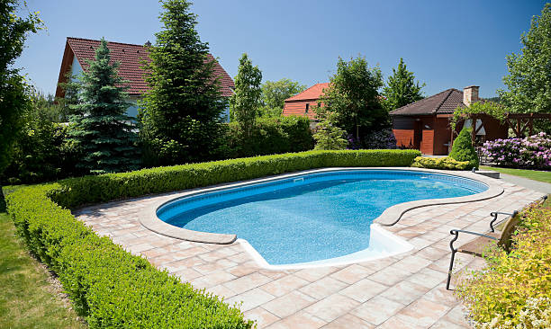 The pool stock photo