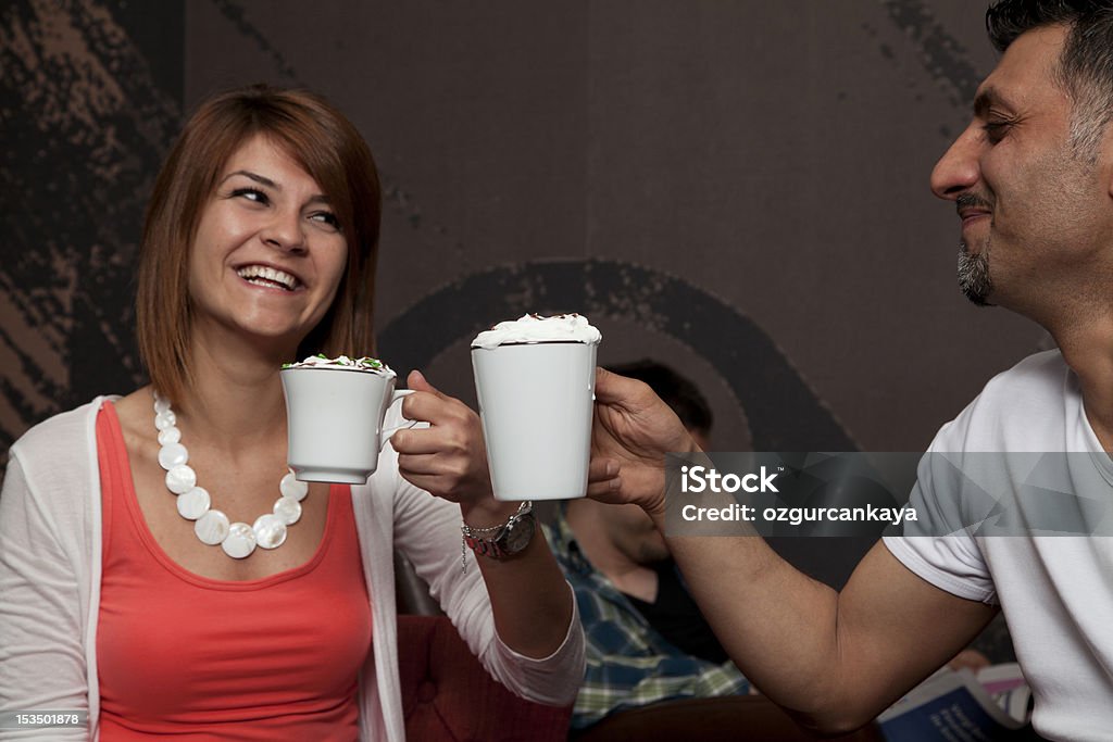 カフェの人 - お茶の時間のロイヤリティフリーストックフォト