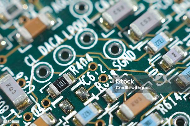 Printed Circuit Board Makro Stockfoto und mehr Bilder von Abstrakt - Abstrakt, Ausdrucken, Ausrüstung und Geräte