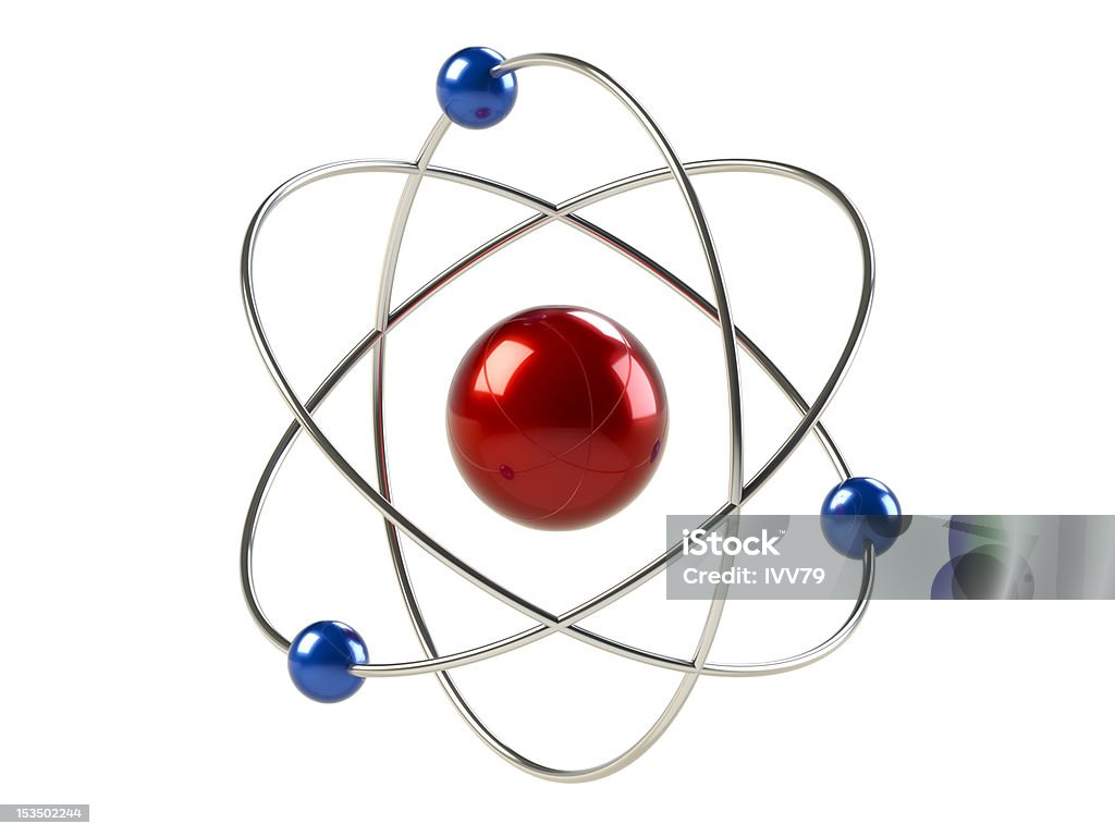 Orbital 모델 atom - 로열티 프리 원자 스톡 사진