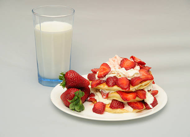 istock Strawberry Pancakes and Milk 153503155