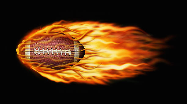 istock Flaming Football 153503268