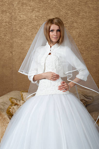 istock Bride in the connected dress 153504906