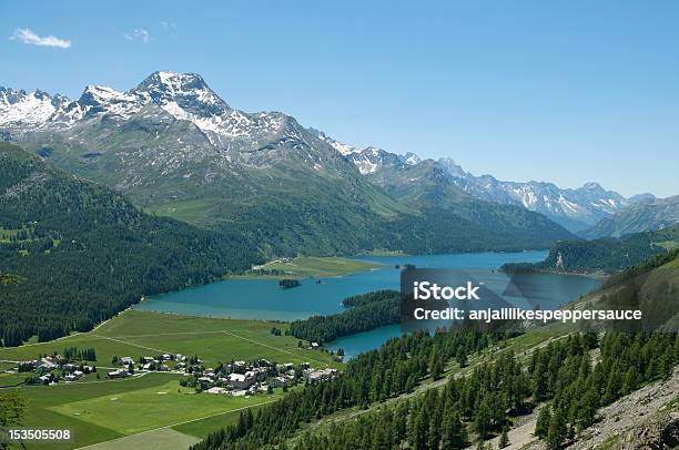 Paesaggio Alpino - Fotografie stock e altre immagini di Acqua - Acqua, Alpi, Alpi Retiche